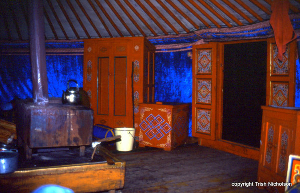 Ger (Yurt) interior