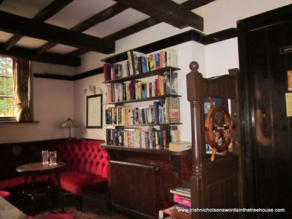 Book exchange at the Old Ship Inn, Lowdham