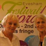 Me with Sue Ablett, Chair of the festival committee. (Image by Angela Fitch Photography) 